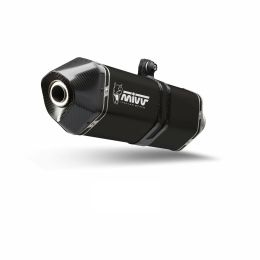 MIVV Speed Edge Black Slip-on Auspuff für KYMCO AK 550