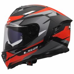 Casque intégral LS2 FF818 STORM III KOMAI noir rouge