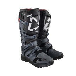 Bottes moto LEATT Moto 4.5 Enduro Graphene noir gris fermeture SideLock