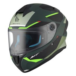 Casco Integrale MT Helmets Targo S Kay C6 Nero Grigio Verde Opaco