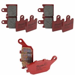 BREMBO Bremsbeläge Kit 4 vordere Paare SA und 1 hinteres Paar SP für KAWASAKI