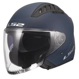 Jethelm LS2 OF600 COPTER II SOLID blau navy undurchsichtig