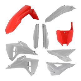 ACERBIS Verkleidungskit 9 Teile Rot/Grau für HONDA