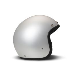 Jet Helm Cafe Racer DMD RETRO Aluminium Silber Matt