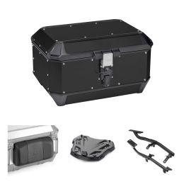 Kit bauletto GIVI TREKKER ALASKA nero 56L per MOTO MORINI X-CAPE