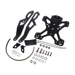 Portatarga EVOTECH nero ESTR-0126 per Honda CB