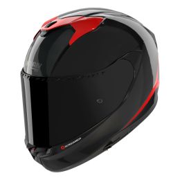 Casque intégral Nolan X-904 UC EMBLEMA 353 Noir Rouge Carbone