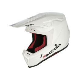 Casco cross ACERBIS Whoops bianco