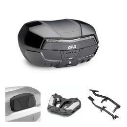 Kit bauletto GIVI MAXIA 5 TECH nero fumè 58L per HONDA CB HORNET