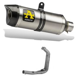 ARROW Thunder Slip-On Muffler aluminum with carb cap Yamaha Tracer 700 2016-2019