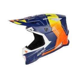 Casco cross ACERBIS T711 blu/arancio