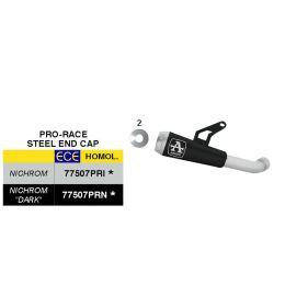 ARROW Slip-On Auspuff genehmigt Pro-Race schwarz Nichrom für Kawasaki Z 1100/Z 1100 SE