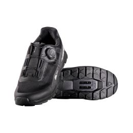 Scarpe MTB LEATT ProClip 6.0 Trail Boa nero tomaia in polimero suola RideGrip