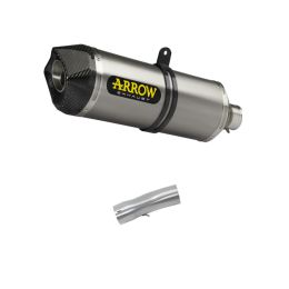 ARROW Race-Tech Slip-On Auspuff mit Carbon-Endkappe Alu für Husqvarna 701 2017-2020