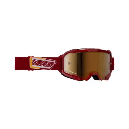 Masque cross LEATT Velocity 4.5 Iriz Ruby rouge lentille bronze 68%