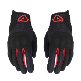 ACERBIS CE PYRAMID Summer Motorcycle Gloves Approved Black Red