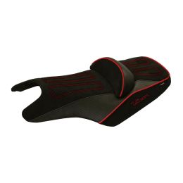 Seat cover Aloi 1 Velvet specific 6RD with logo for YAMAHA t-max 500/530