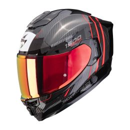Casco integrale Scorpion EXO-1500 CARBON AIR Zity nero rosso
