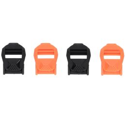 ACERBIS Orange/Black Boot Buckles for Whoops Boots
