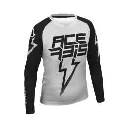 Maglia ACERBIS Off Road poliestere j-kid blizzard grigia/nera