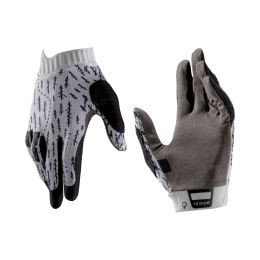 LEATT 1.0 Gripr MTB-Handschuhe für Frauen Weiß MicronGrip-Handfläche Touchscreen