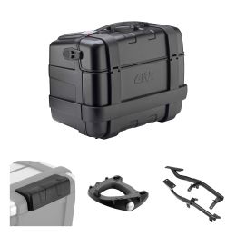 Kit bauletto GIVI TREKKER nero 46L per YAMAHA XTZ TENERE