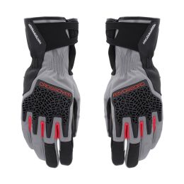 ACERBIS CROSSOVER WP Winter-Motorradhandschuhe zertifiziert wasserdicht grau schwarz