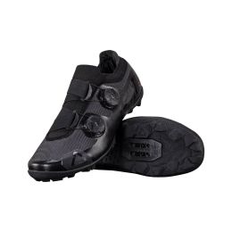 Chaussures de course MTB LEATT ProClip 8.0 noires avec tige en Dyneema et semelle RideGrip