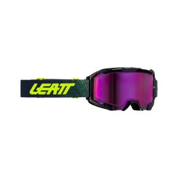 Masque cross LEATT Velocity 4.5 Iriz Shadow noir lentille violette 78%