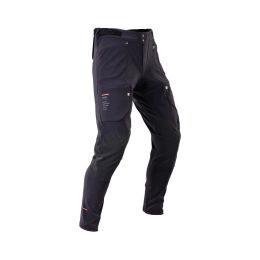 Pantaloni MTB LEATT Trail 8.0 Cargo nero impermeabili con Mission Pack