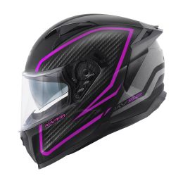 Full Face Helmet KAPPA KV52 Kronos Black Titanium Fuchsia