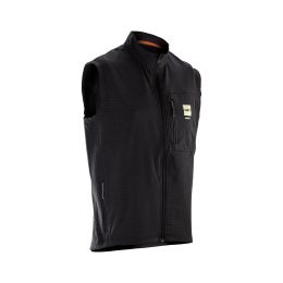 Gilet termico MTB LEATT Thermaflow 5.0 nero guscio antivento GRAPHENE 4 vie