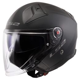 Casco Jet LS2 OF603 INFINITY II Solid Nero Opaco
