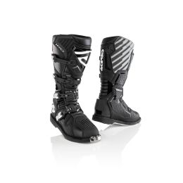 ACERBIS x-race Motorradstiefel schwarz zertifiziert 4-Riegel-Verschluss Stahlkappe
