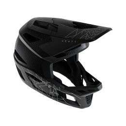 Casque LEATT Gravity 6.0 MTB noir/gris en coque en carbone stealth