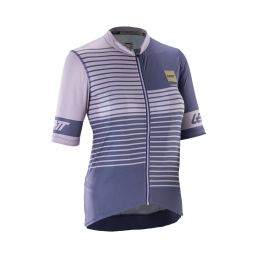 Maglia tecnica donna MTB LEATT Endurance 3.0 blu cosmico traspirante