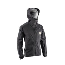 LEATT Hydradri 5.0 MTB Jacke schwarz wasserdicht 30.000 mm 30.000 g/m² 4-Wege