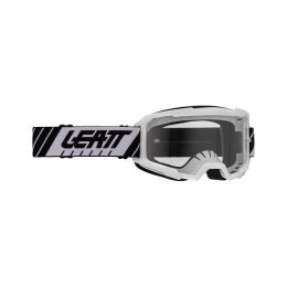 Masque cross LEATT Vizion 2.5 blanc noir lentille transparente 90%