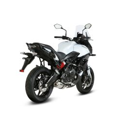 MIVV Oval Komplettauspuff aus Edelstahl für KAWASAKI Versys 650
