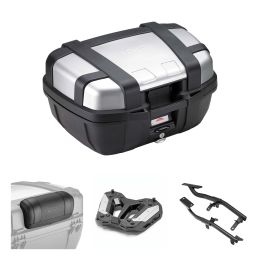 Kit bauletto GIVI TREKKER alluminio 52L per MOTO MORINI X-CAPE