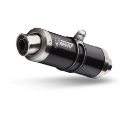 MIVV GP Schwarz Slip-On Doppel-Auspuff Genehmigt für KAWASAKI Z 1000 2007-2009