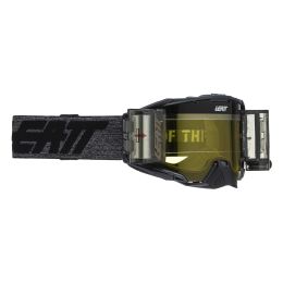 Masque cross LEATT Velocity 6.5 Roll-Off Graphene noir lentille jaune 70%