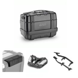 GIVI TREKKER 46L Schwarzes Top-Case-Kit für YAMAHA TRACER 7 GT