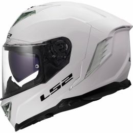 Casque intégral LS2 FF818 STORM III SOLID blanc brillant