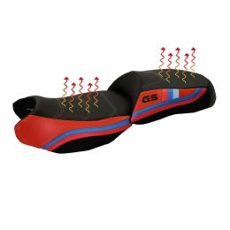 Couvre-siège Heating Comfort 5RD et logo pour BMW r 1200 gs