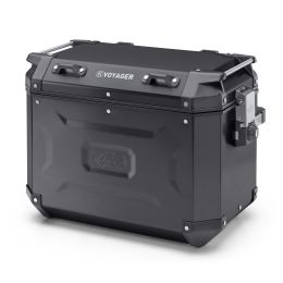 Valise latérale gauche KAPPA K’VOYAGER aluminium noir 48L
