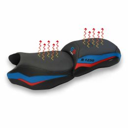 Seat cover Heating Comfort RDB with logo for BMW r 1250 gs