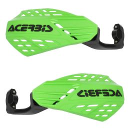 ACERBIS Garde-mains ouverts ventilés verts/noirs
