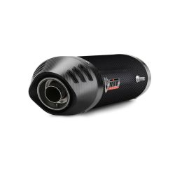 MIVV Oval Slip-on Auspuff genehmigt in Carbon für HONDA CBR 600 RR