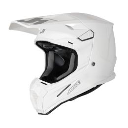 Casco Motocross JUST1 J22-F SOLID bianco lucido